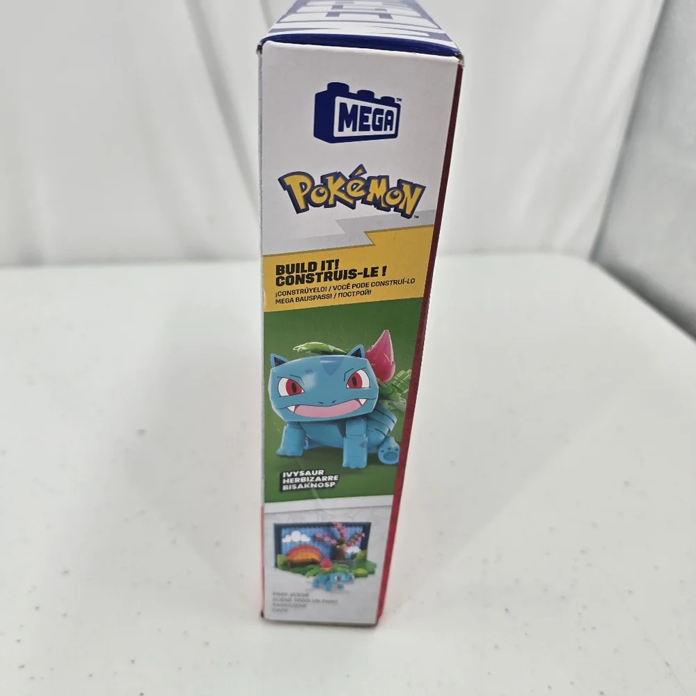 New MEGA Pokémon Park Scene Building Block Set with‎ Ivysaur 222 Pieces Sealed.